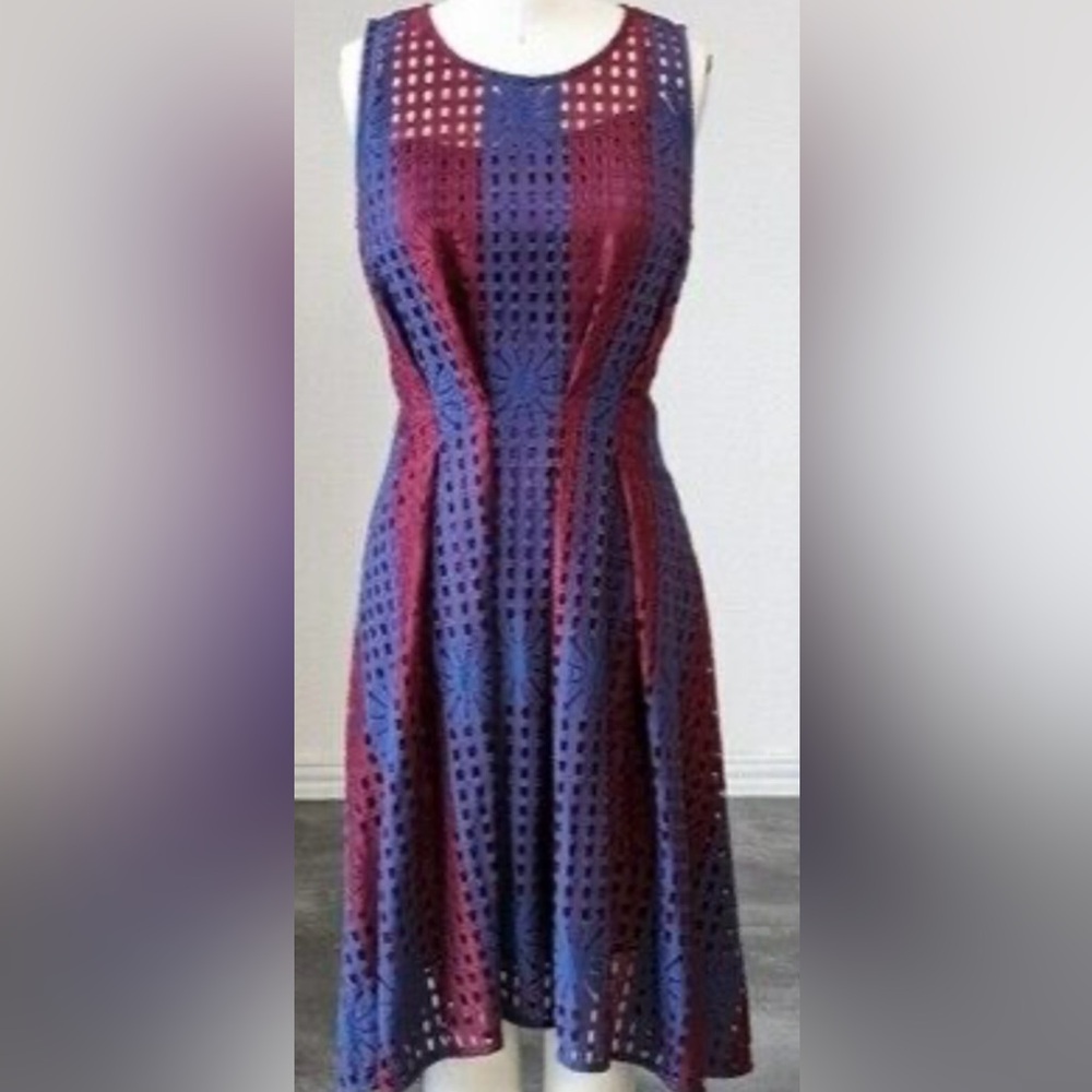 Anthropologie Eva Franco Eyelet A Line Dress - Size 2